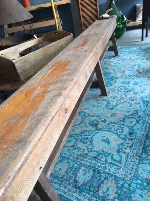 Old Wooden Long Bench Beautiful Schools Vindustrial